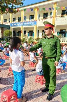 ❤️TRƯỜNG TIỂU HỌC XUÂN THÀNH PHỐI HỢP VỚI CÔNG AN XÃ QUAN THÀNH TỔ CHỨC TUYÊN TRUYỀN, PHỔ BIẾN GIÁO DỤC PHÁP LUẬT NĂM HỌC 2025-2026❤️