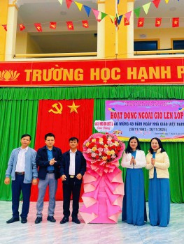 TRƯỜNG TIỂU HỌC XUÂN THÀNH TỔ CHỨC  TIẾT CHÀO CỜ ĐẦU TUẦN- TUẦN LỄ CHÀO MỪNG NGÀY NHÀ GIÁO VIỆT NAM 20/11
