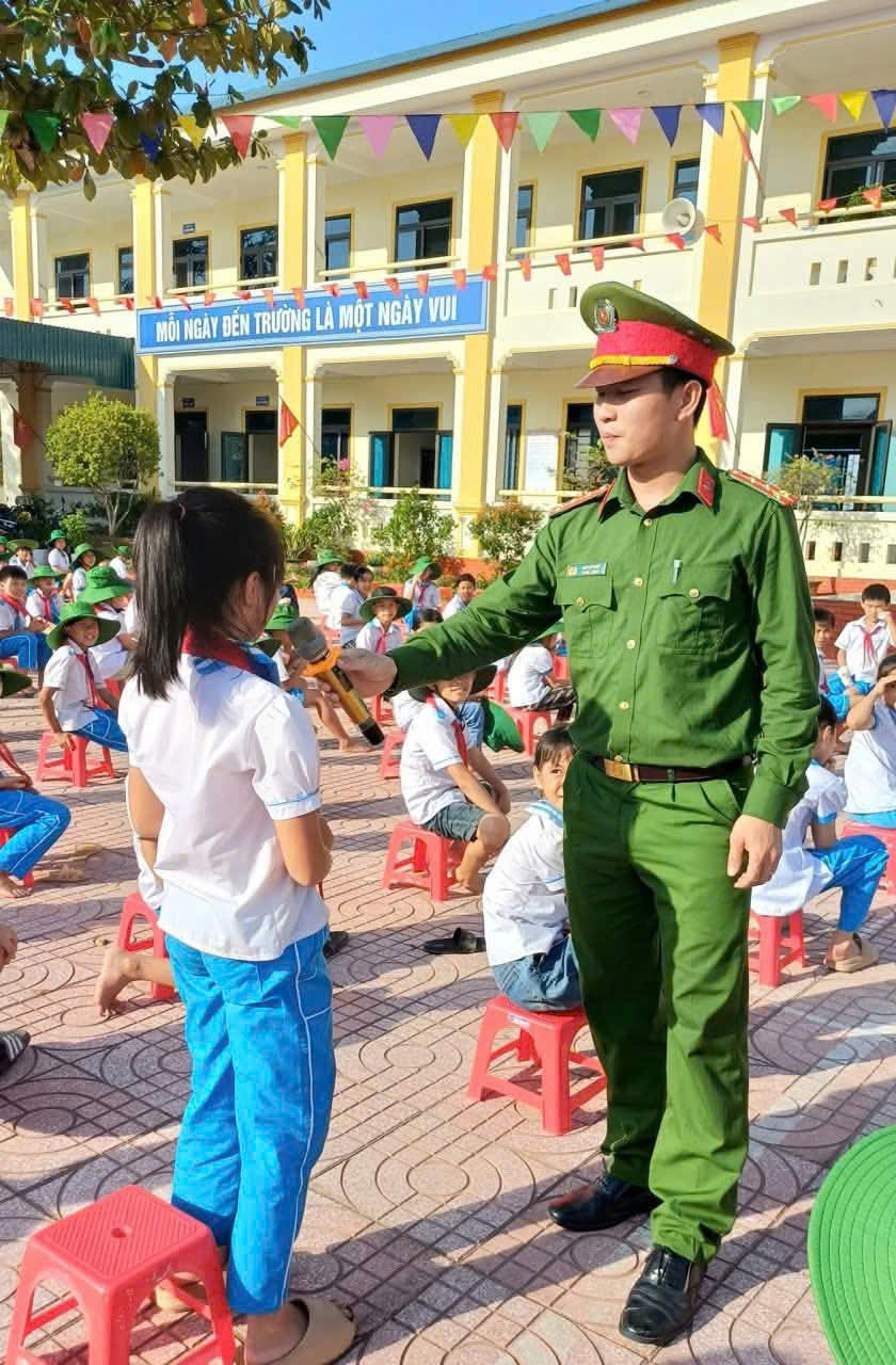 ❤️TRƯỜNG TIỂU HỌC XUÂN THÀNH PHỐI HỢP VỚI CÔNG AN XÃ QUAN THÀNH TỔ CHỨC TUYÊN TRUYỀN, PHỔ BIẾN GIÁO DỤC PHÁP LUẬT NĂM HỌC 2025-2026❤️