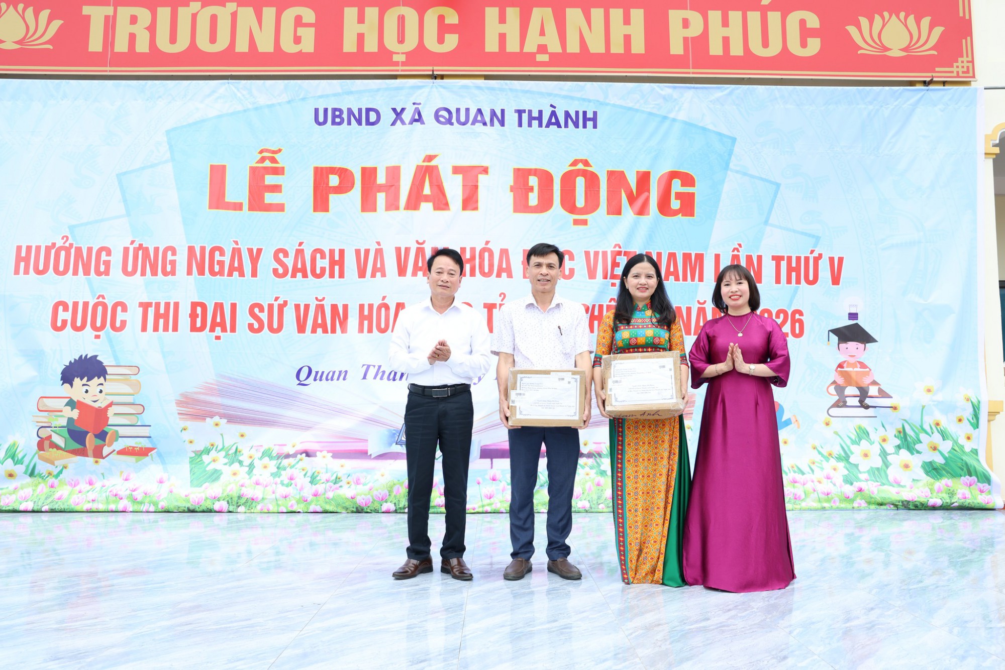 Trường Tiều học Xuân Thành, xã Quan Thành lan tỏa văn hóa đọc – Khơi nguồn tri thức từ những trang sách.